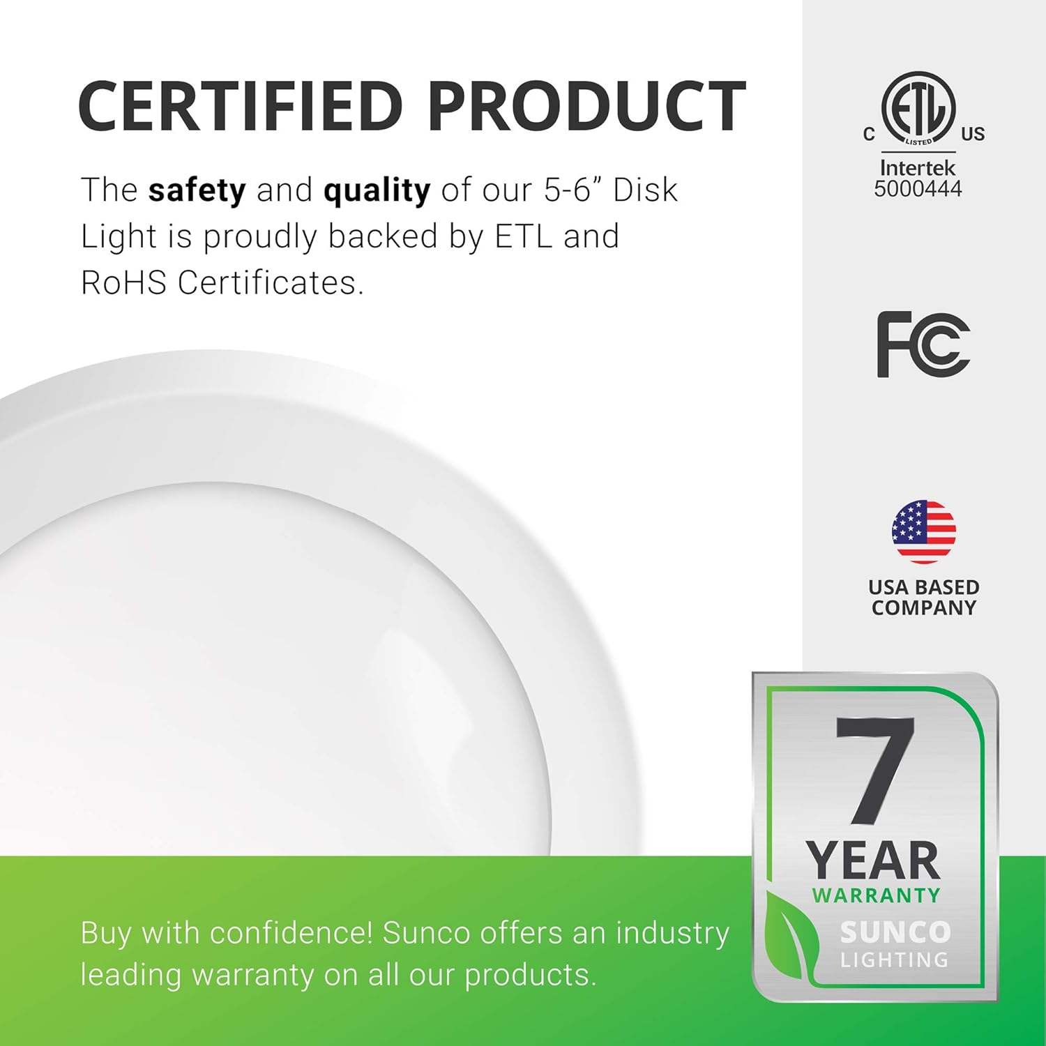 Exclusive Discount 50% Price Sunco Lighting 16 Pack 5/6” LED Disk Lights Flush Mount Ceiling Light Fixture Recessed 6000K Daylight Deluxe, 100W Equivalent 15W, 1050LM, Dimmable Low Profile Surface Mount ETL