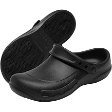 Men Non Slip Chef Shoes, Waterproof Nursing Work Clog for Kitchen, Zapatos para Trabajar En Restaurante De Hombre