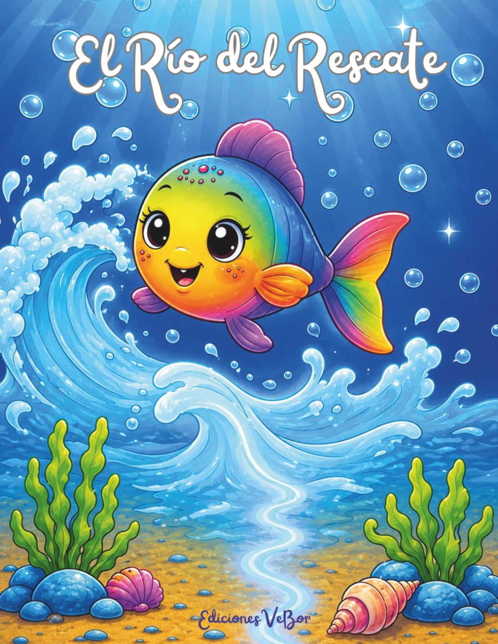 El Río del Rescate: Edición ilustrada a color (Mi Libro de Sirenas y Amigos del Mar)