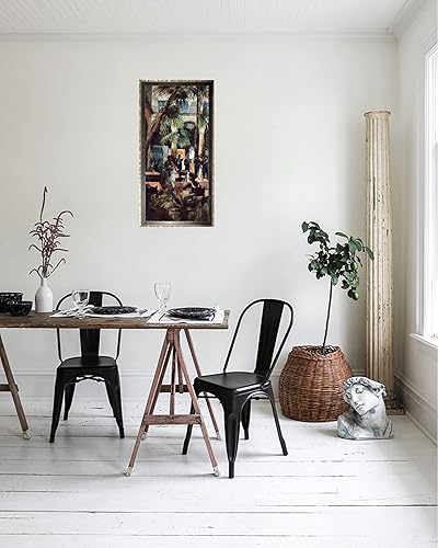 Miniatura 2 de Buyartforless Póster de Noemi Martin con texto en inglés "Cuban Sound I (Son Cubano) de 30 x 14 pulgadas, marco antiguo