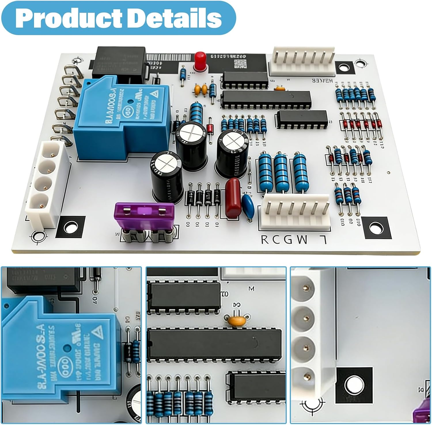 624735 Furnace Control Board for Nordyne, Intertherm, Miller - Replacement for 624735, 624735-B, 624735R, 1016380R HVAC Integrated Ignition Control Module