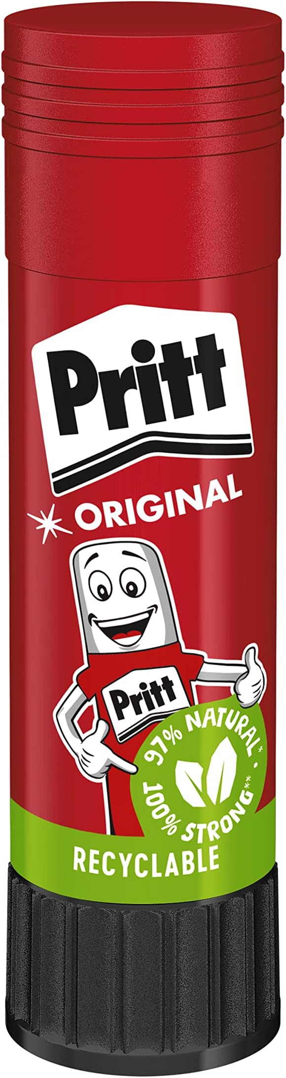 Pritt Glue Stick, Safe & Child-Friendly Craft Glue For Arts & Crafts Activities, Strong-Hold Adhesive For School & Office Supplies, 3X22G Transparent Pritt Stick + 1X22G For Free, 1636859