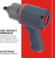 Vista 2 de Ingersoll Rand 2235TiMAX Llave de impacto neumática de 1/2 pulgada con salida de par de hasta 1,350 pies-libras