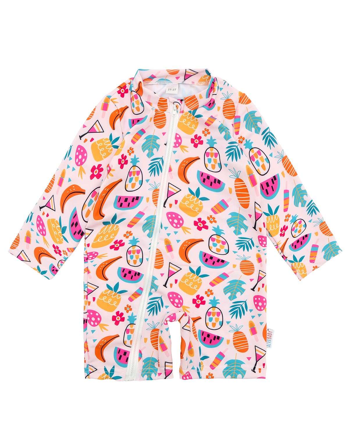 ALVA Baby Boy's One Piece Swimsuit,UPF50+Sun Protection Rash Guard Swimwear