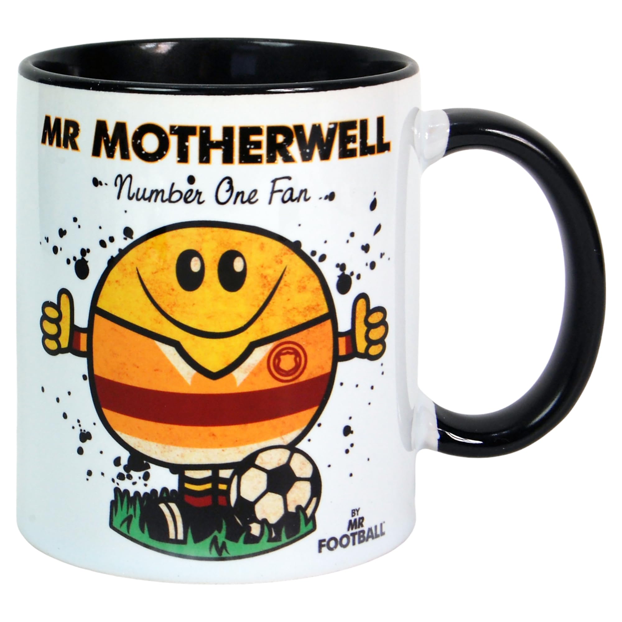 Kapow GiftsMr Motherwell Mug - Gift Merchandise for Football Fan, Ceramic, 250ml