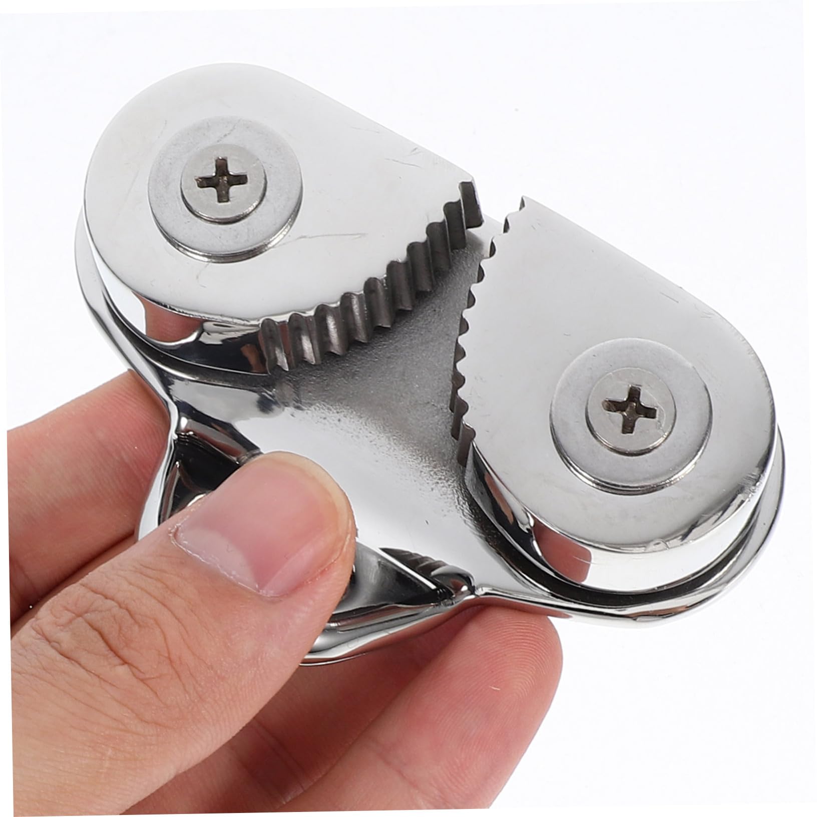 BESTonZON Morsetti in Metallo Inossidabile Resistente alla Corrosione con Rilascio Rapido, Fermo per Funi per Kayak e Accessori Nautici