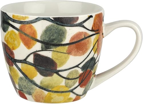 Miniatura 4 de Pimpernel Martha's Choice Collection - Taza de café de 16 onzas, hecha de porcelana, taza grande de té, espresso y cacao caliente con asa, apta para