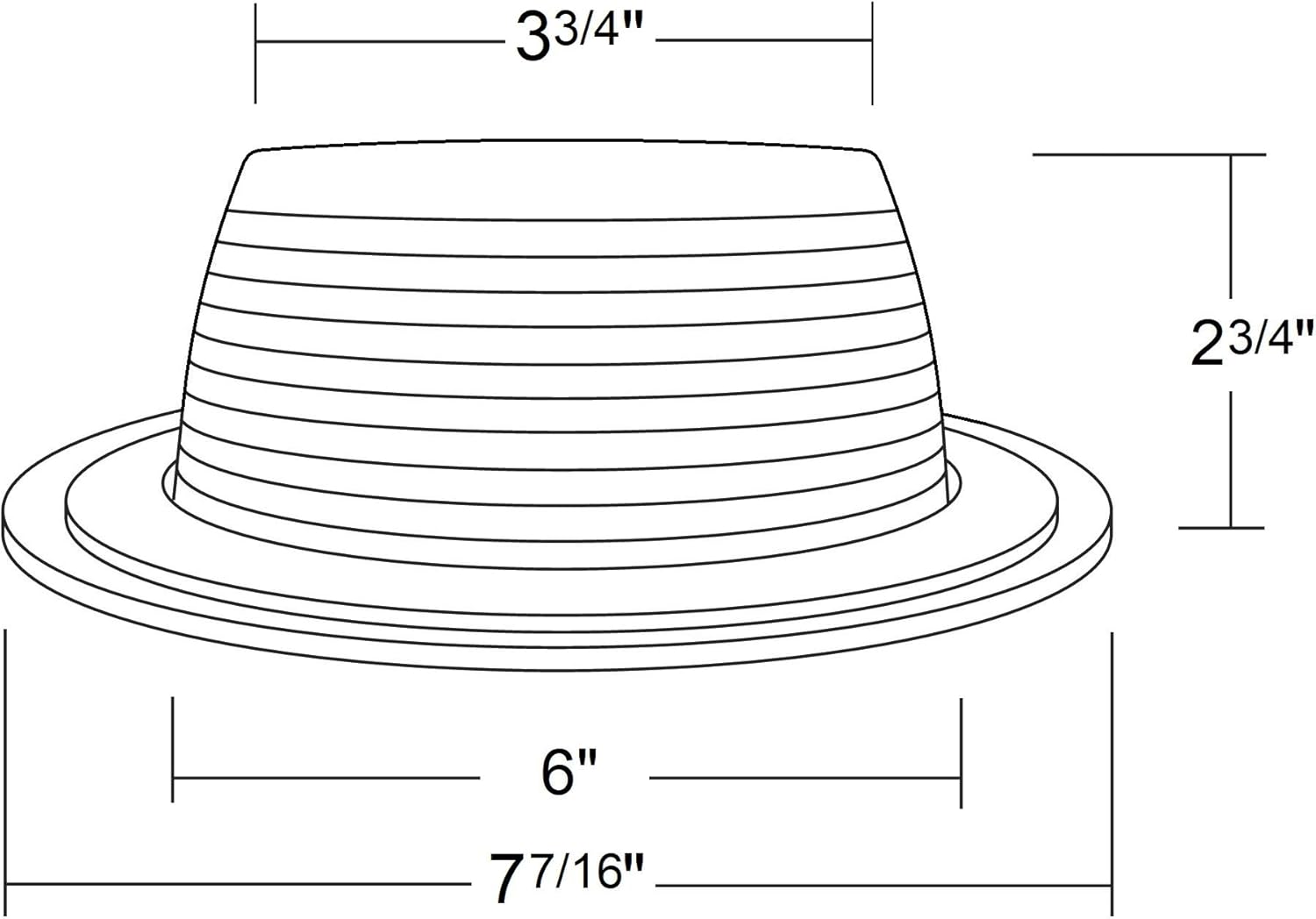 NICOR Lighting 6 inch White Recessed Baffle Trim, Fits 6 inch Housings (17511)