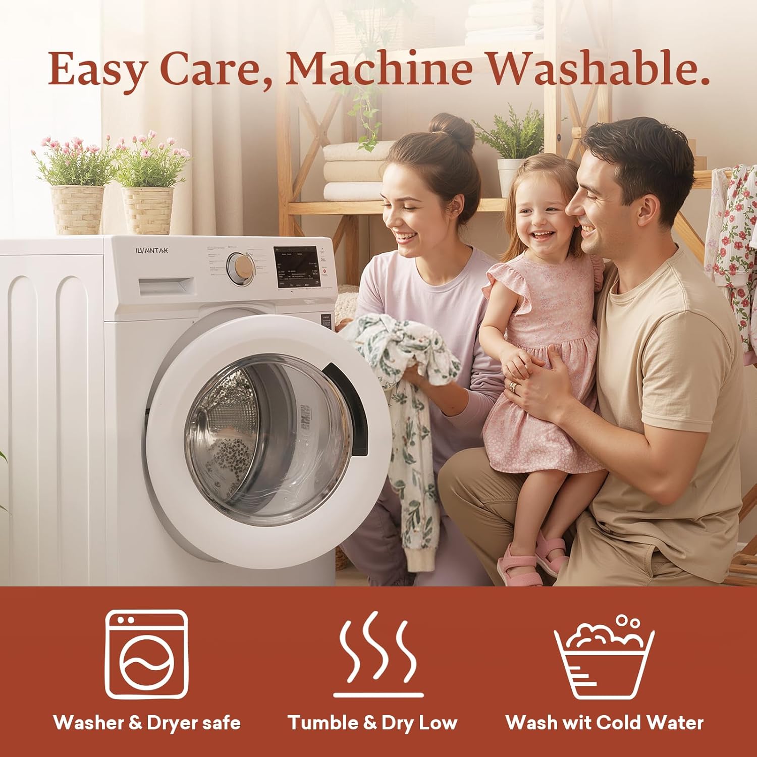 Baby Jogger Pants with Elastic Cuffs – Stay-On Lightweight Toddler Joggers, Soft & Stretchy Baby Pants, 3-Pack - Image 8