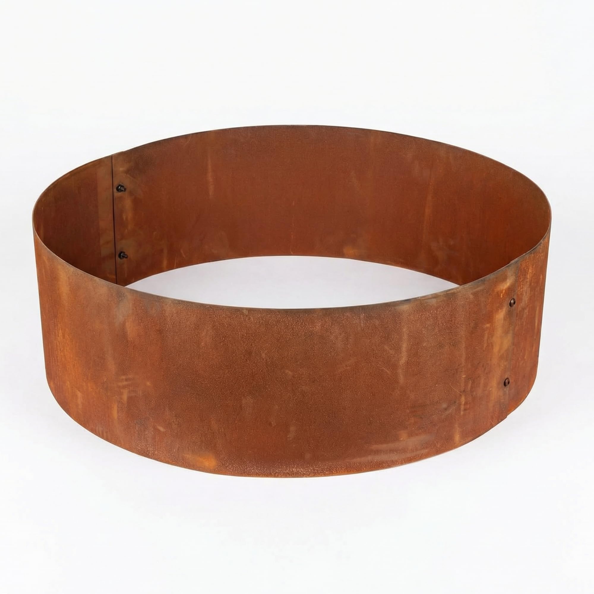innogard Pflanzring rund Ø 155 cm aus Cortenstahl Höhe: 24 cm/s:1mm – Baumeinfassung & Rasenkante Metall Rostoptik – Beeteinfassung rund für Garten – Baumring, Baumumrandung, Mähkante
