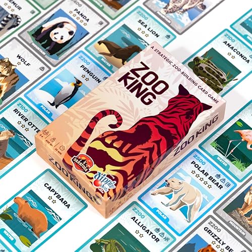 Miniatura 7 de Zoo King — Un juego de cartas estratégico de construcción de zoológico | Juego familiar perfecto; inmersivo para niños y adultos | Borrador de