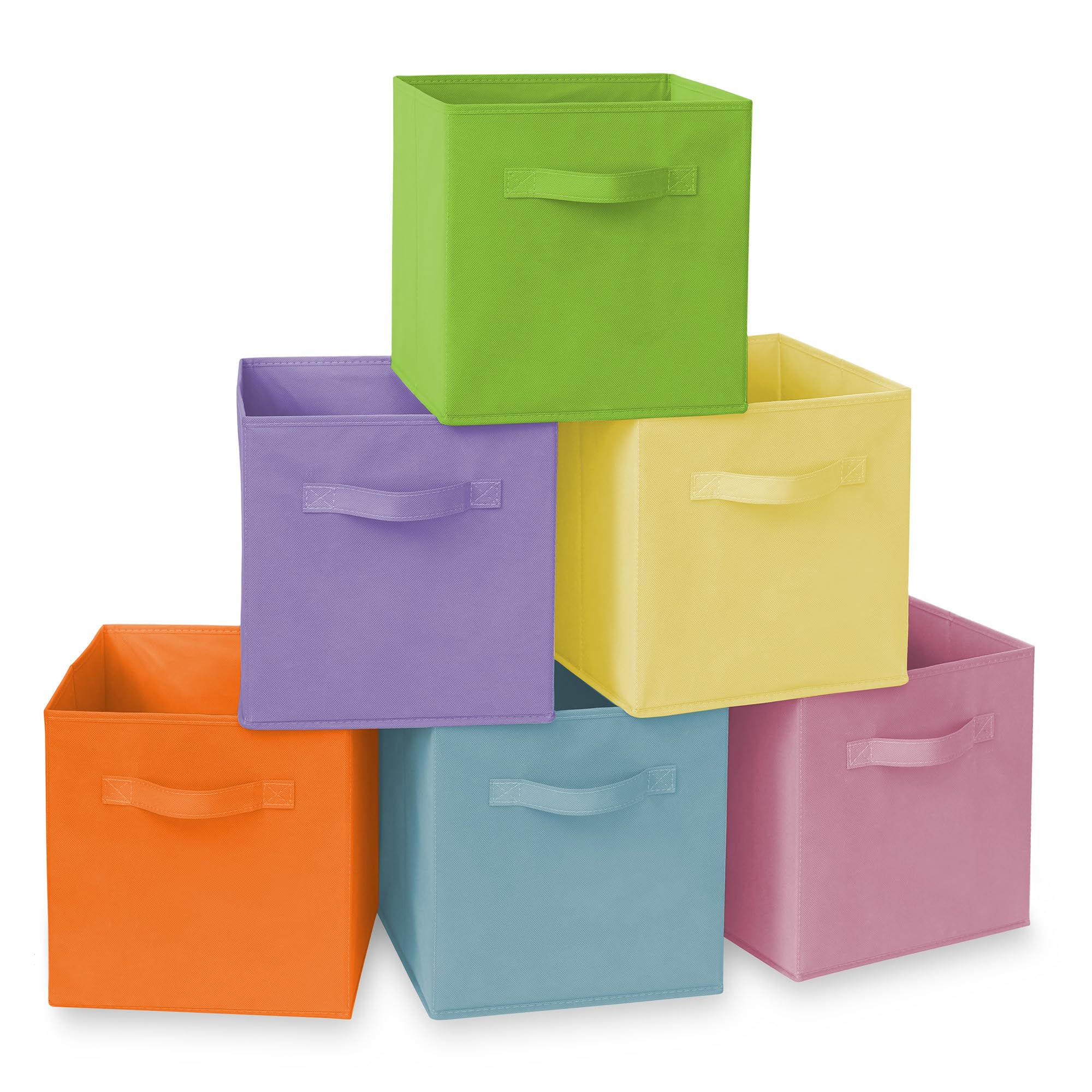 Amazon.com: Casafield Set of 6 Collapsible Fabric Cube Storage