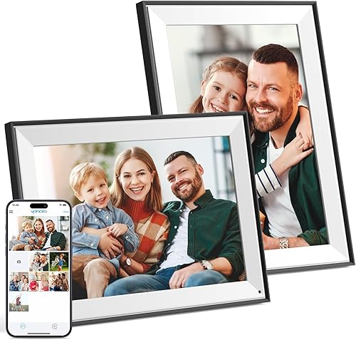 Miniatura 13 de Dragon Touch Marco de fotos digital WIFI de 10.1 pulgadas, pantalla táctil IPS HD de 1280 x 800, marco de fotos digital con pantalla, rotación