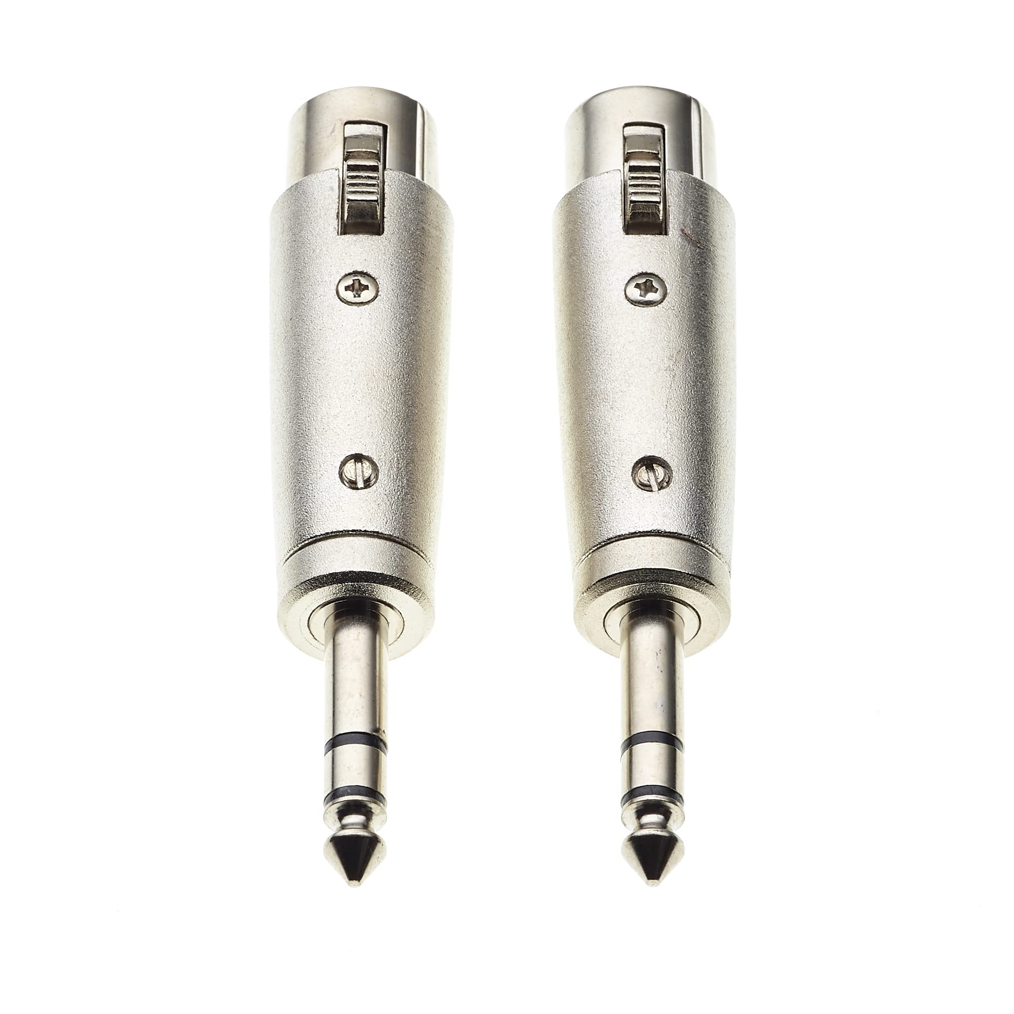 2 Adaptateurs XLR Mâle Vers Jack 6.35mm - Convertisseur Audio Pro Pour Micro Et Enceintes
