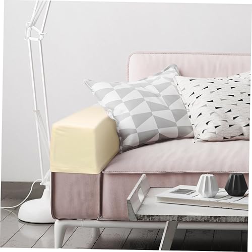 Miniatura 5 de BESPORTBLE 2 fundas de tela elástica para reposabrazos de sofá, fundas para reposabrazos de sillón, antimanchas, lavable, protector de muebles