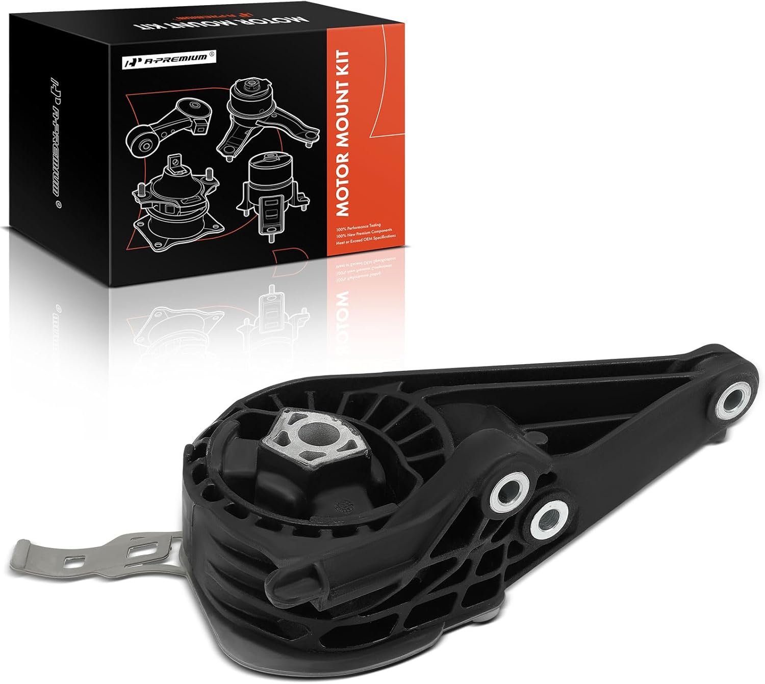 A-Premium Front Side Transmission Mount Compatible with Chevrolet Traverse 2018-2023 & Buick Enclave 2018-2023, 3.6L, Automatic Transmission