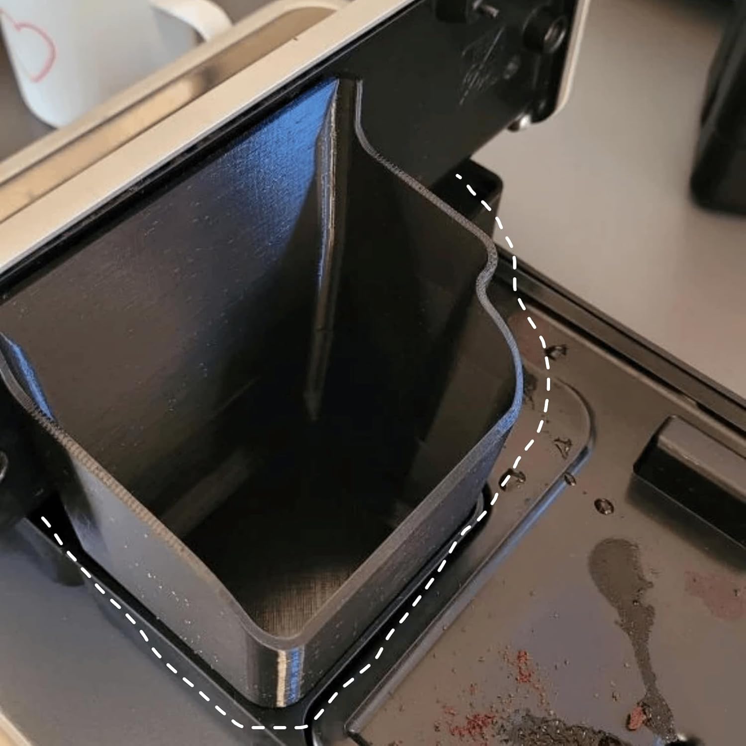 Coffee machine waste container for Miele CM63/CM61XX/CM63XX fully automatic espresso machine, Coffee Grounds Bin, kitchen supplies