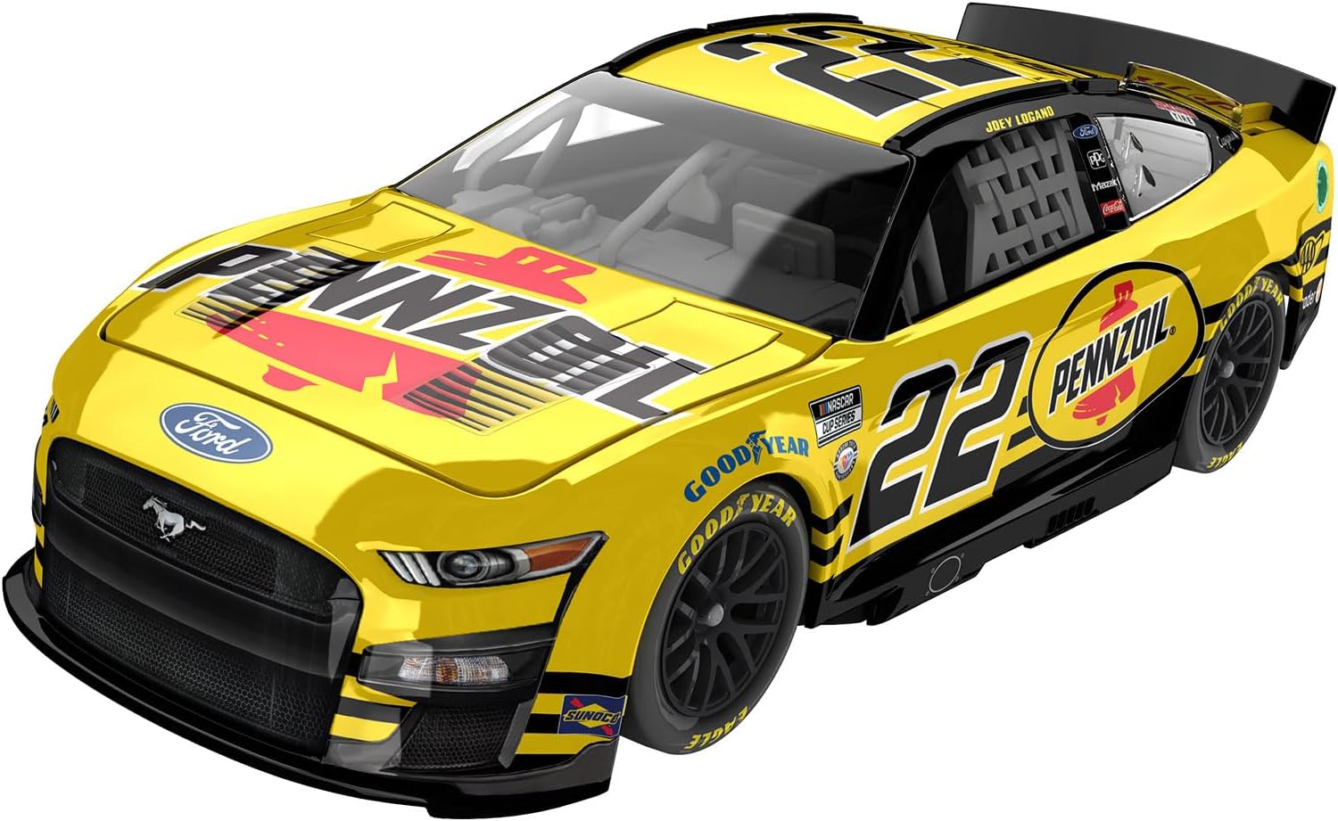 NASCAR Authentics Joey Logano 2023 Pennzoil No. 22 1:64 Scale HT Die-cast Car
