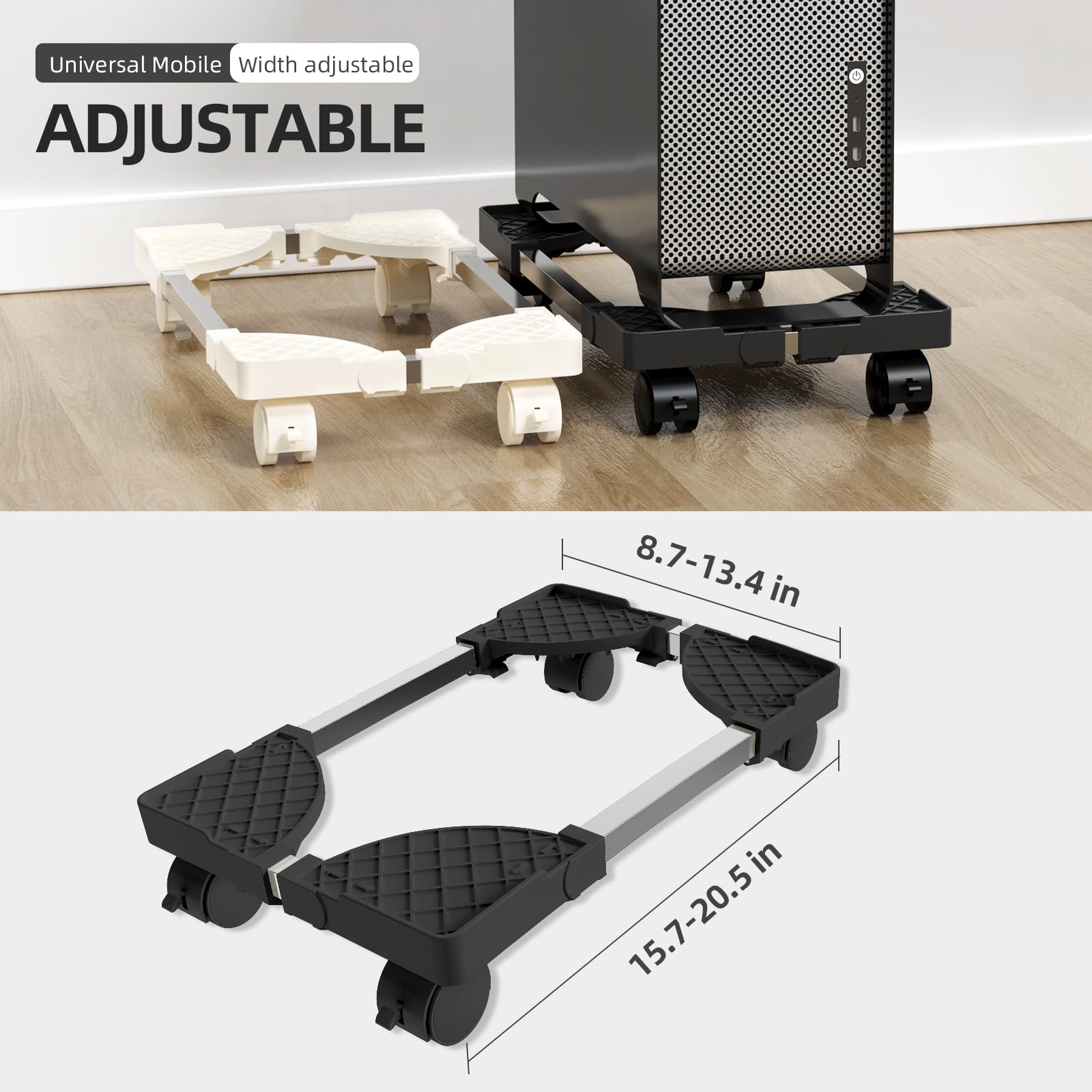 Cpu Processor Stand Snapklik.com : Hovadova Computer Tower Stand, Adjustable Mobile CPU ...