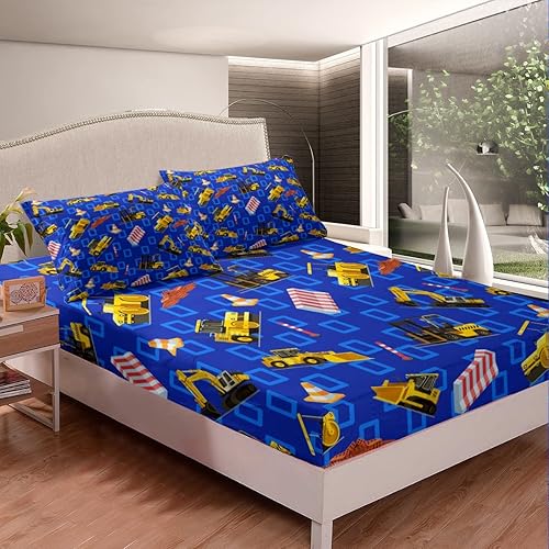 Miniatura 9 de Sábanas de tamaño matrimonial de avión para niños y niñas, sábanas de avión en acuarela, naranja, gris, rojo, juego de cama ajustable de transporte