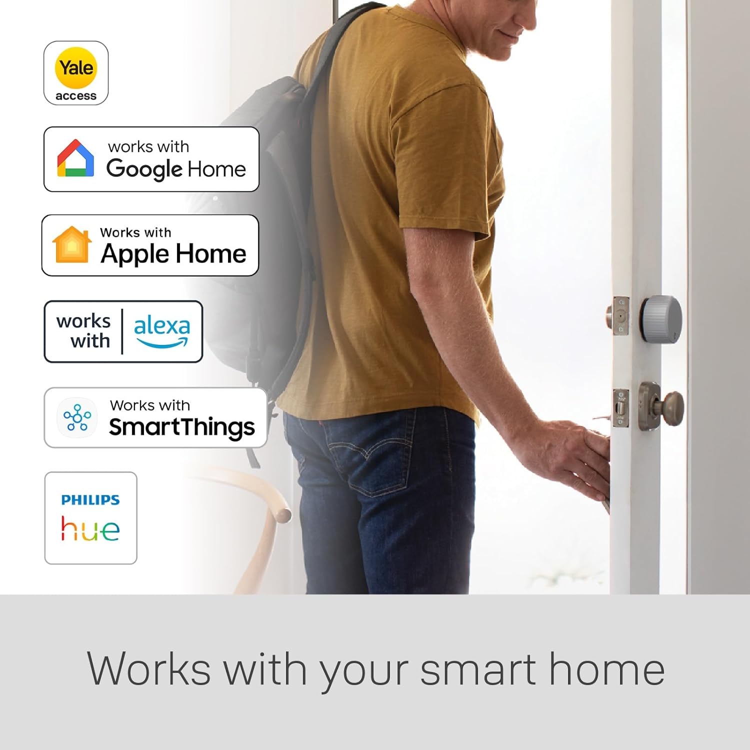 Yale|August Wi-Fi Smart Lock with Keypad, Silver 9 71ETMPa9E5L. AC SL1500