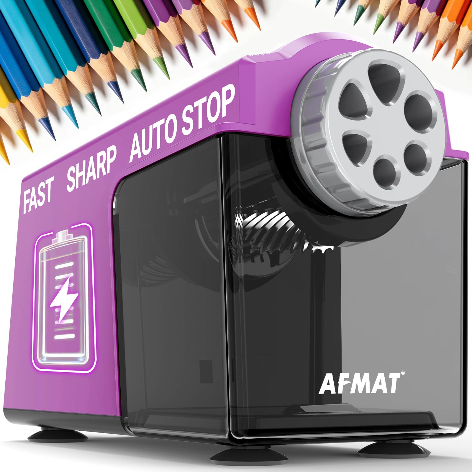 Taille-crayon AFMAT PSD4PR pour ne plus casser les mines de crayons - 8