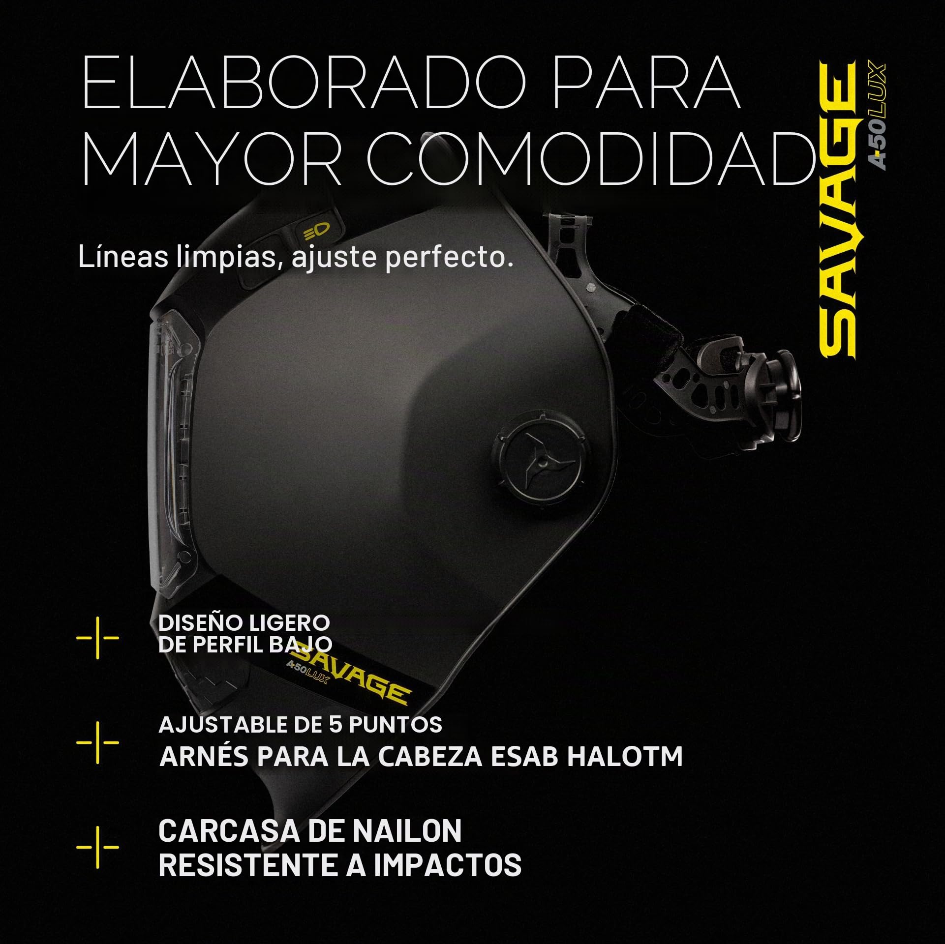 namePANTALLA AUTOMATICA SAVAGE A50 LUX BLACK REF,0700500950 ESAB