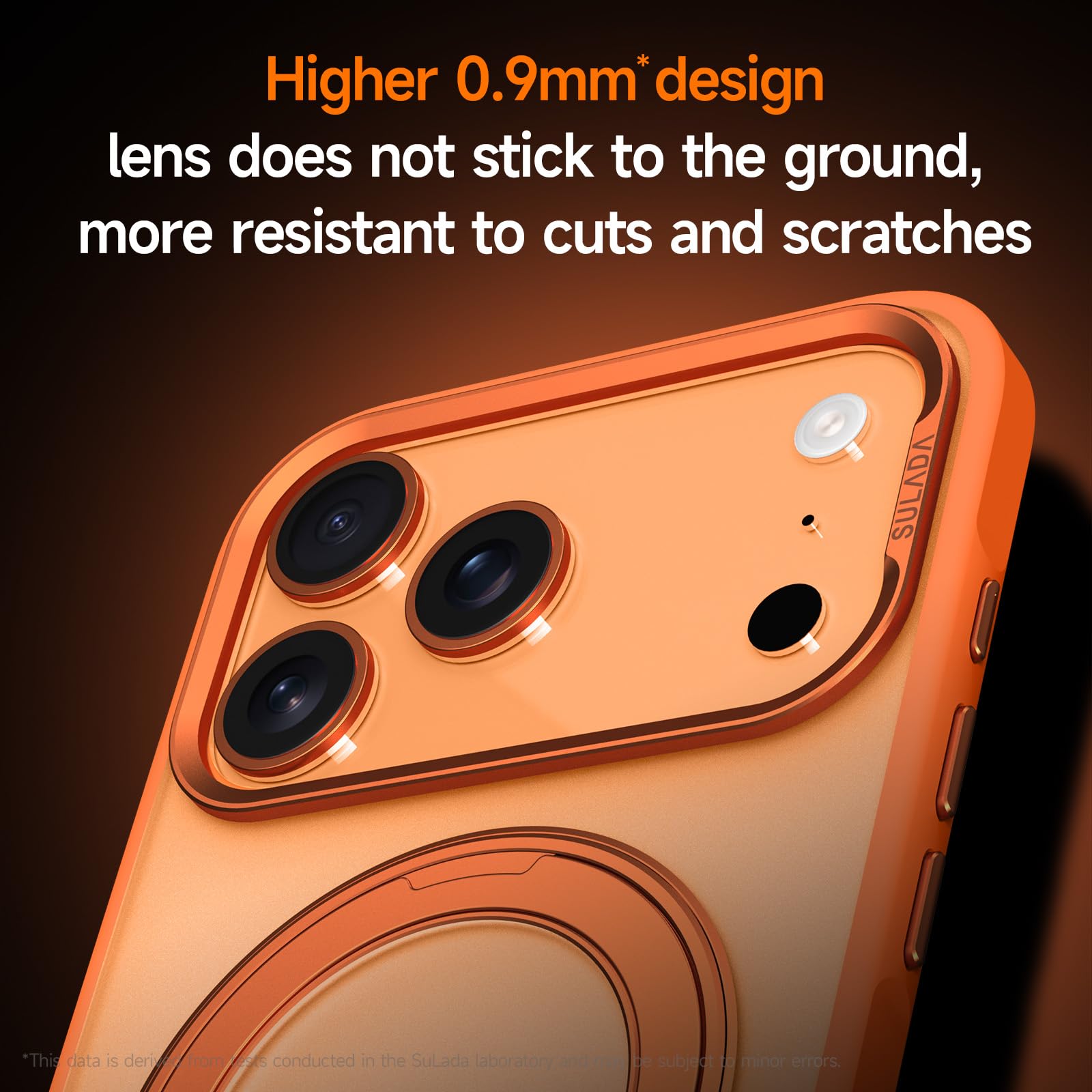 Funda Delgada Translúcida para iPhone 17 Pro Max/17 Pro/17 Air/17, con Soporte Giratorio de 360 ​​Grados, Antiamarilleo y Protección a Prueba de Golpes.-Grey||17 Air