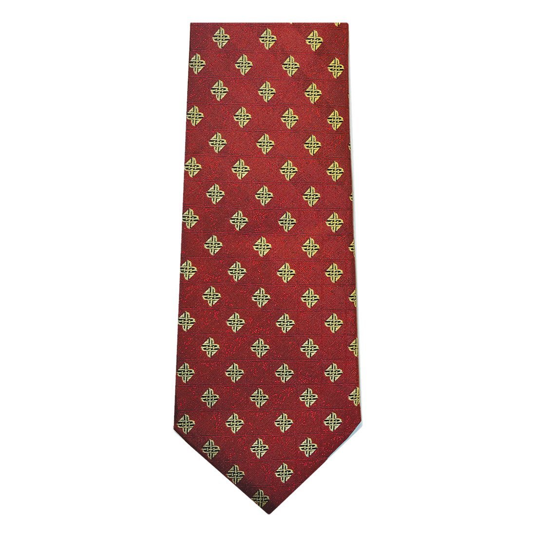 Patrick FrancisRed Celtic Origins Pure Silk Tie