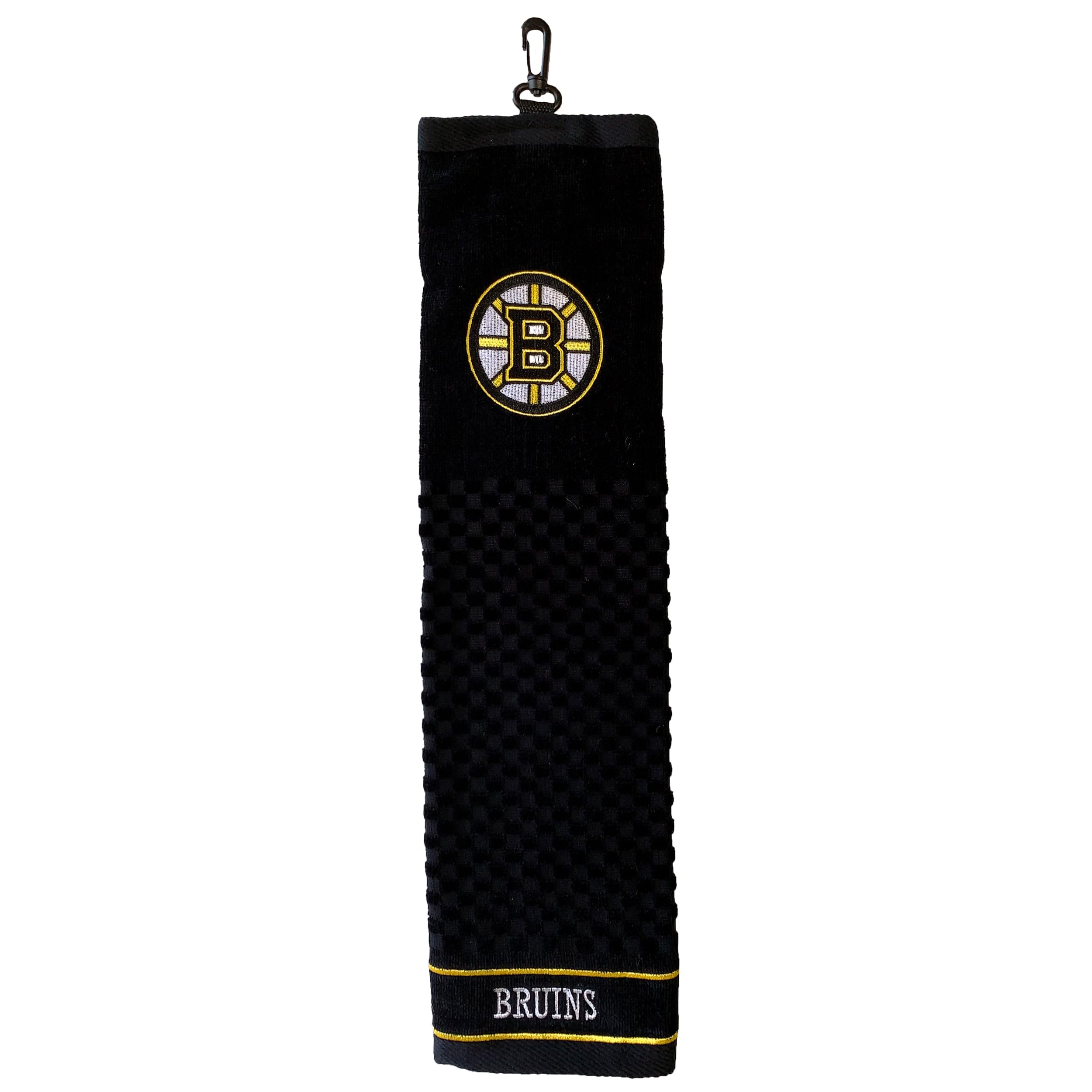 NHL Embroidered Golf Towel, Checkered Scrubber Design, Embroidered Logo