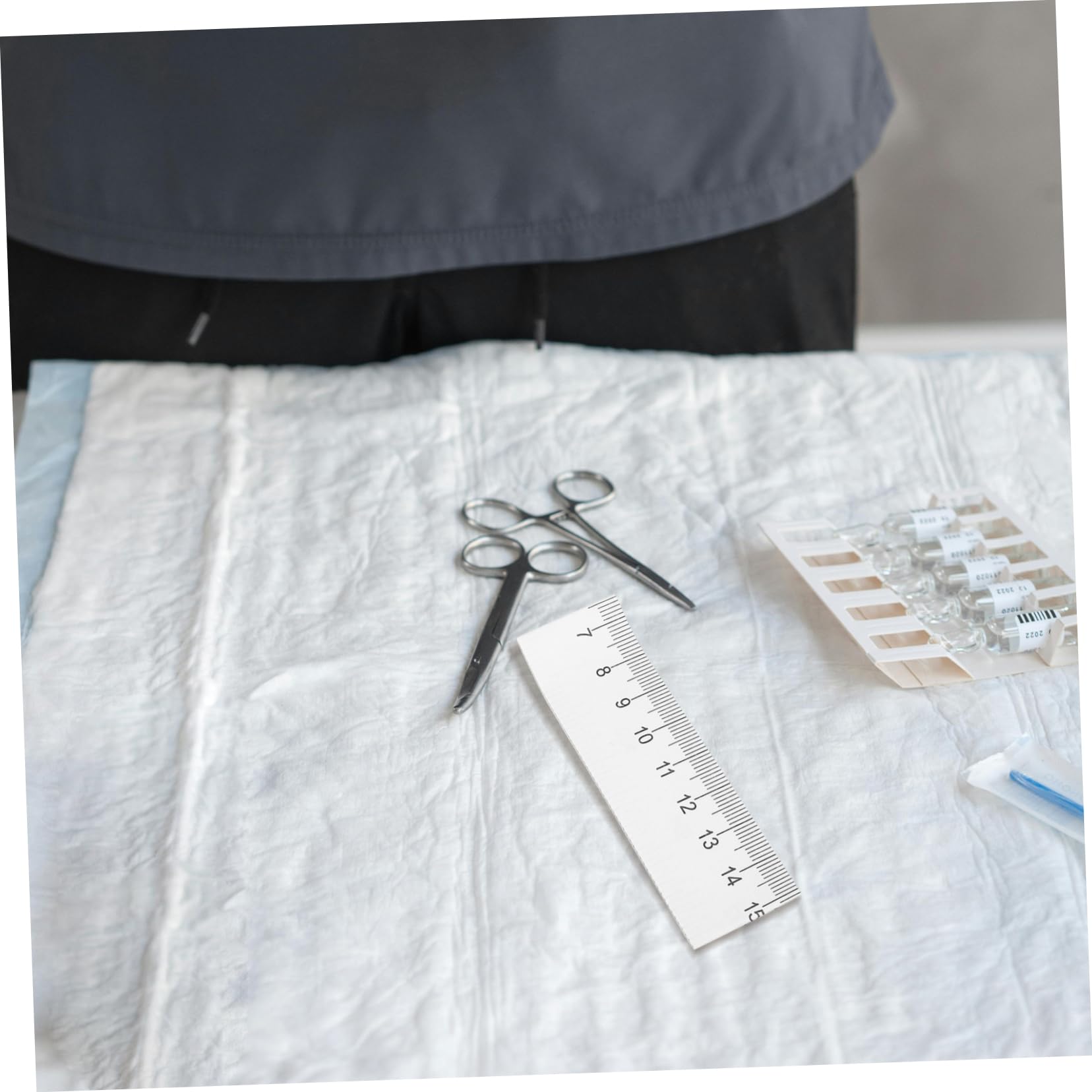 10 Set Metro A Nastro Di Carta Lungo 1 Metro Piccolo Metro A Nastro Retrattile Etichetta Nastro Biadesivo Resistente Righello Di Misurazione Per Uso Medico Più Forte È 100 Pezzi*10