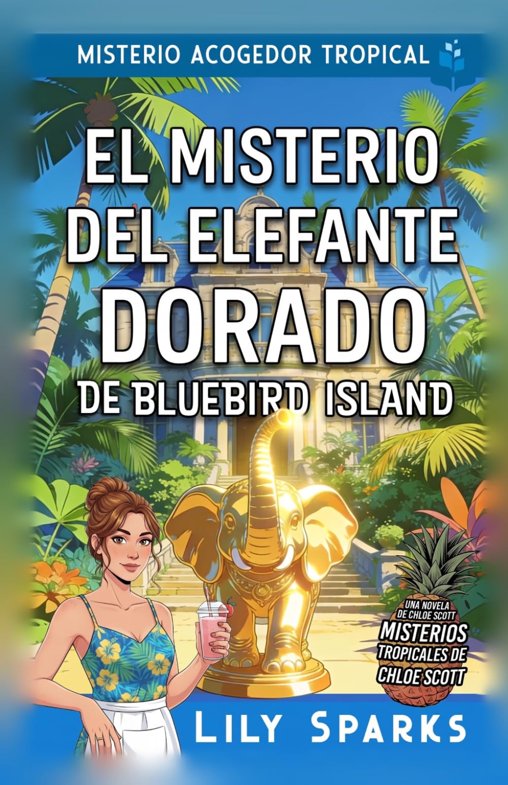 El Misterio del Elefante Dorado de Bluebird Island: Misterio acogedor tropical (Los misterios tropicales de Chloe Scott)
