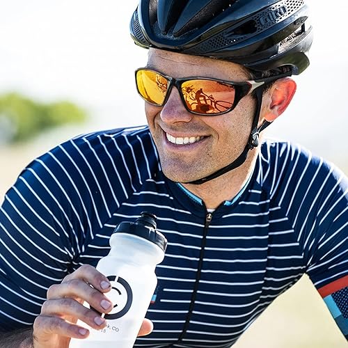 Miniatura 6 de WEAROYO Gafas de sol deportivas polarizadas para hombres y mujeres, gafas rectangulares de conducción de pesca, protección UV400