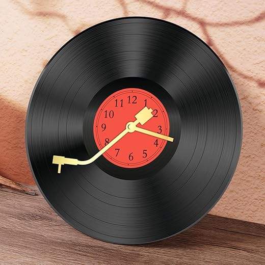 12-Inch Vinyl Record Wall Clock