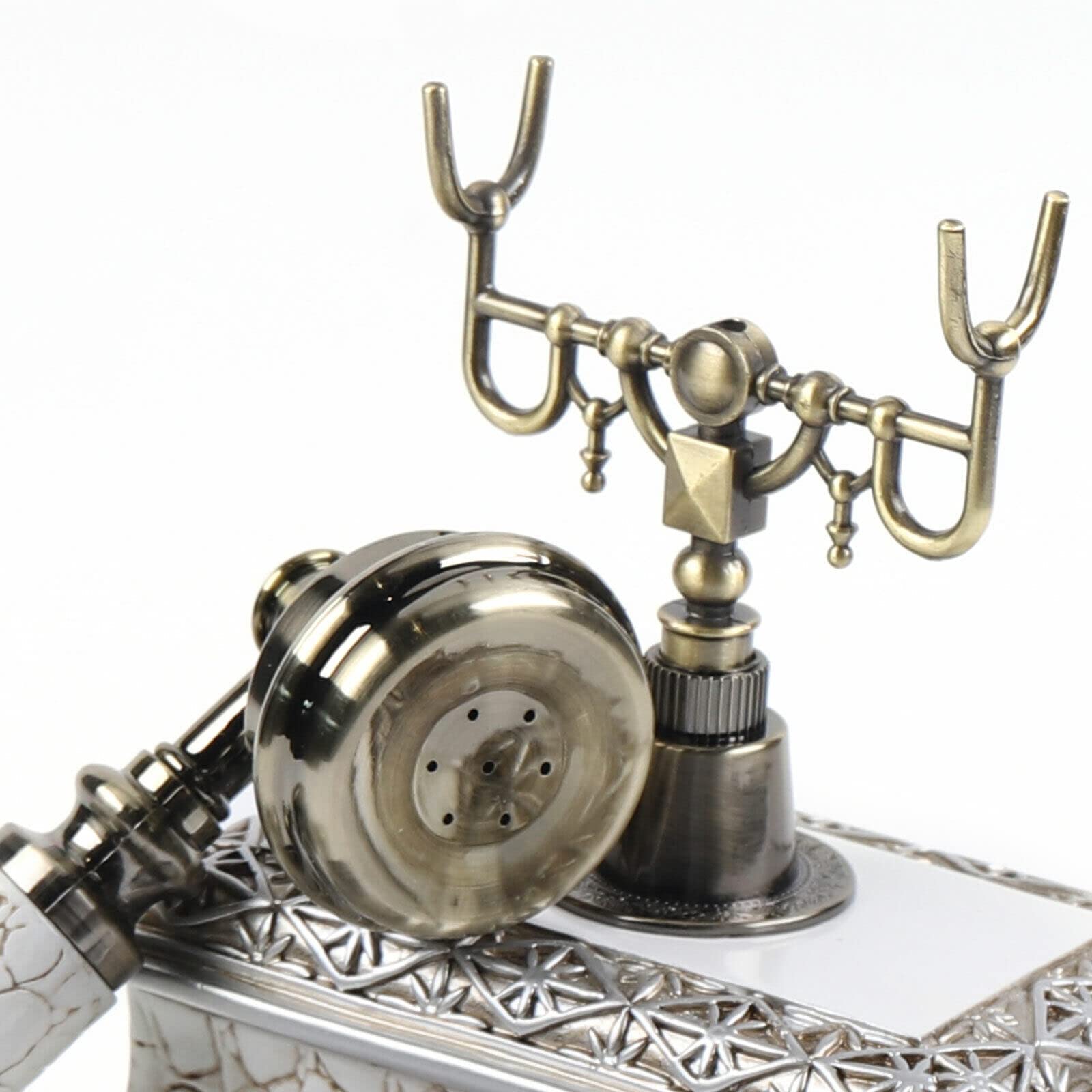 Telefono Fisso Retrò Telefono Antico Vintage Cablato Telefono Fisso con Filo Home Desk Decor Ornamento Telefono Fisso Retrò Telefono Antico Vintage Cablato Telefono Fisso con Filo Home Desk Decor Ornamento