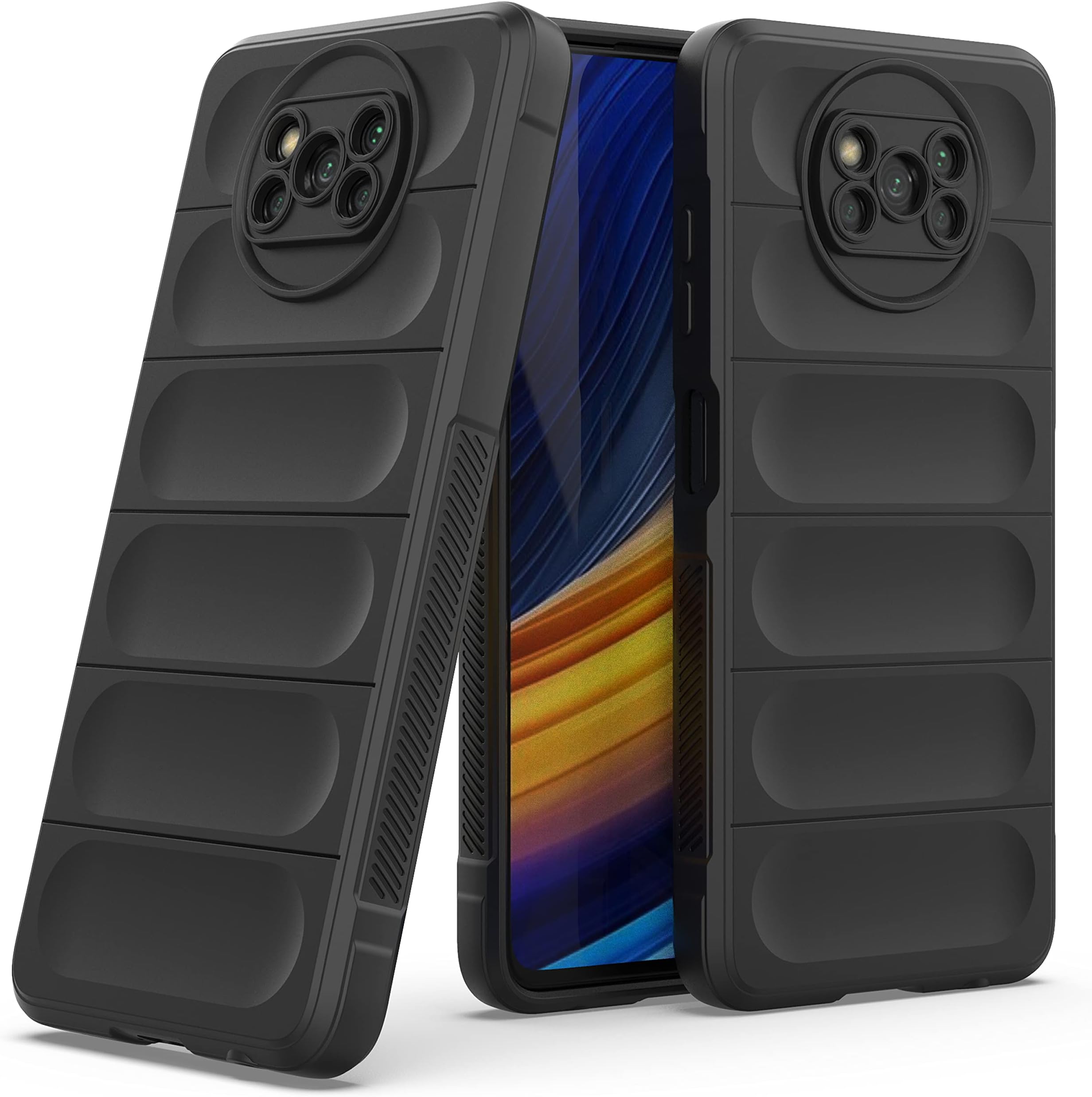 Zapcase Back Case Cover for Poco X3 / Poco X3 Pro Compatible for Poco