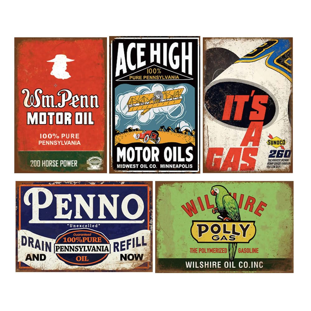 WSTKJW Panneau En Métal Pour Décoration Murale Vintage Pour Maison, Magasin, Bar, Salon, Garage, 30,5 X 20,3 Cm