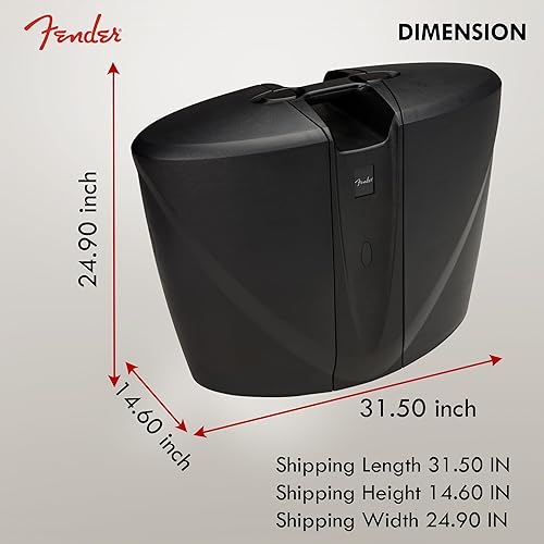 Miniatura 18 de Fender Paquete de sistema PA portátil Passport Venue S2 con soportes de altavoz compactos, micrófono, clip de soporte de micrófono, cable XLR