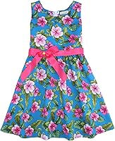 Vista 242 de Vestido de verano para niña, de algodón, con diseño floral