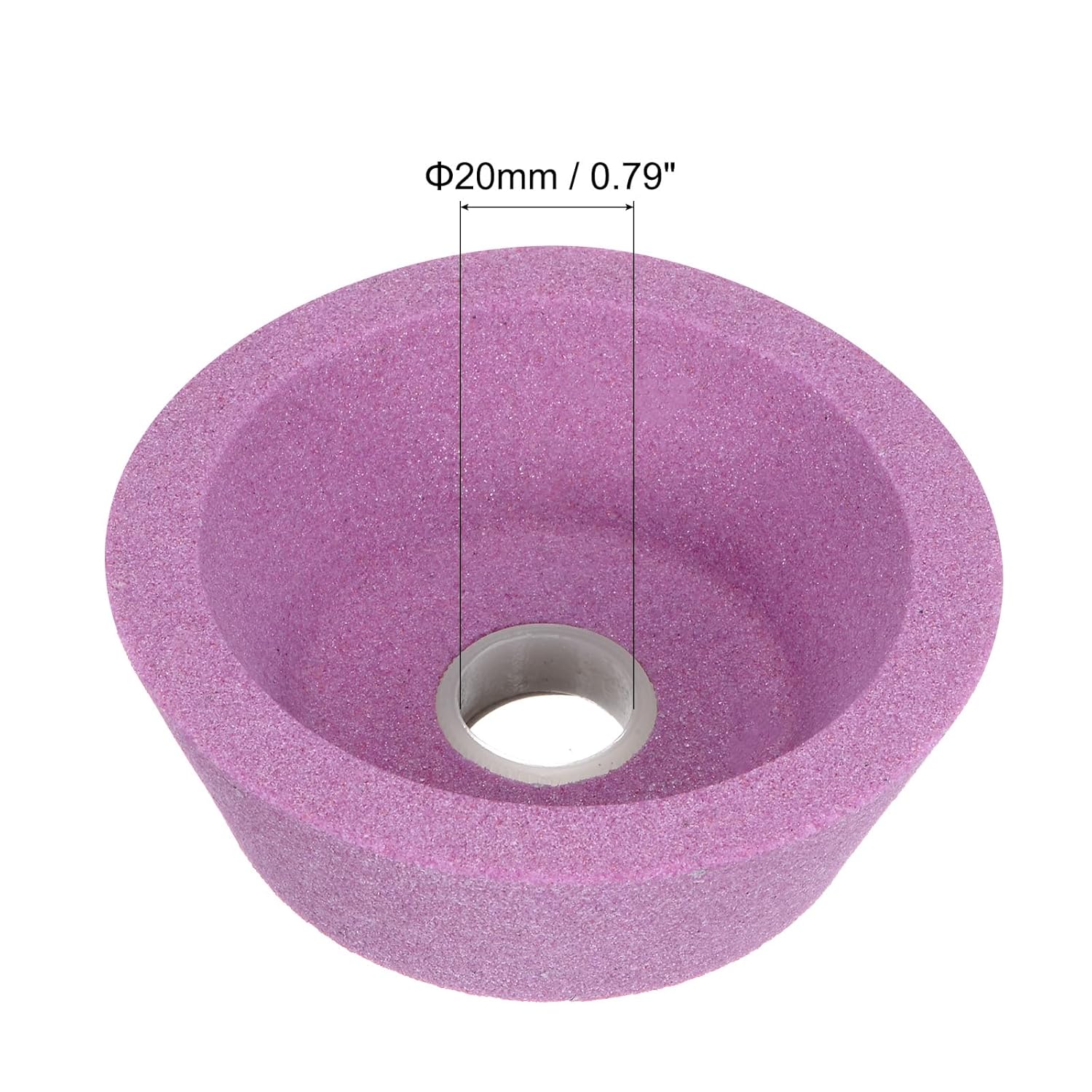 uxcell 2pcs 4-Inch Flaring Cup Grinding Wheel 80 Grits Pink Aluminum Oxide PA Surface Grinding Ceramic Tools