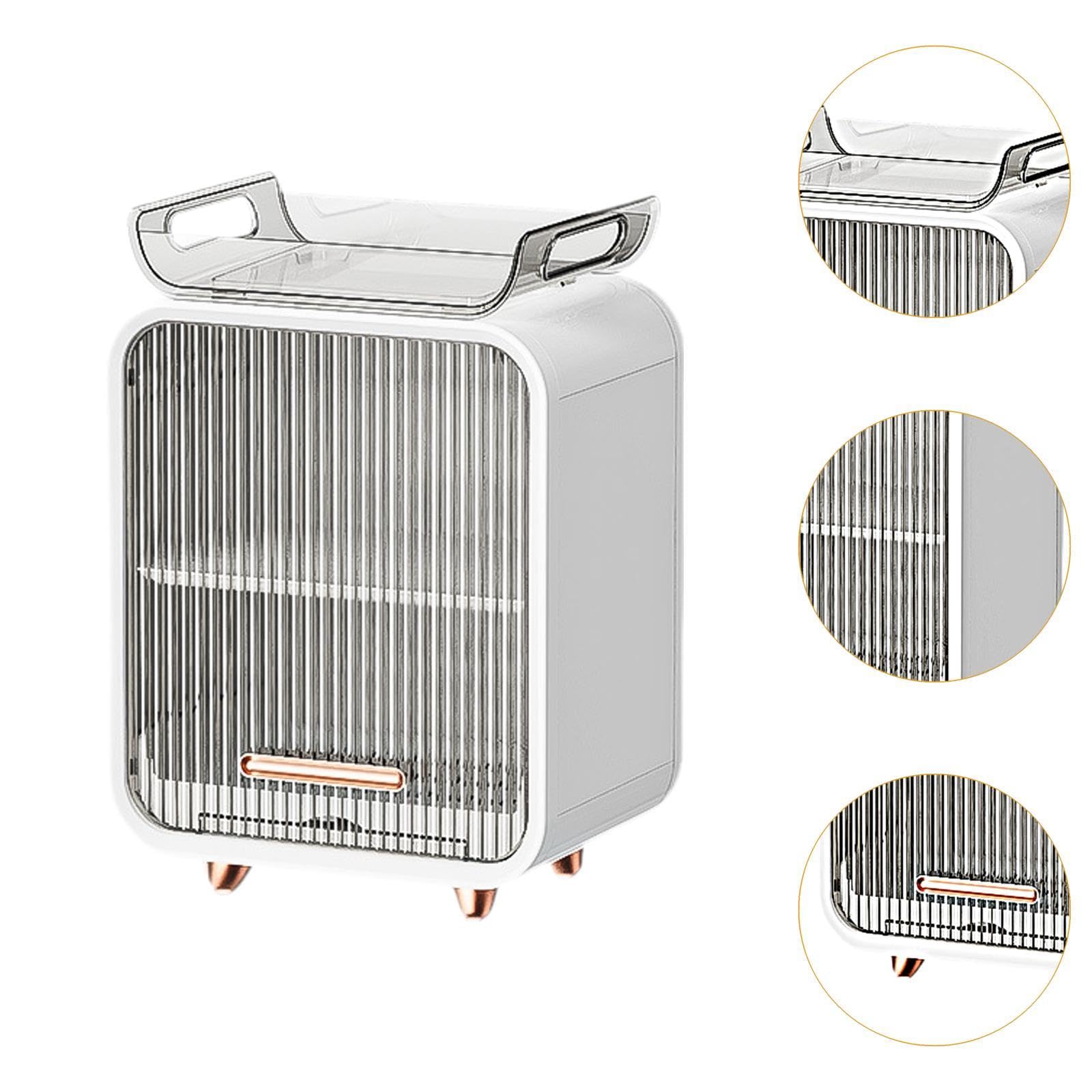 Babyflaschen-Organizer mit herausnehmbarer Abtropfschale zur Aufbewahrung im Schlafzimmer, Beige-Set(White Tall)