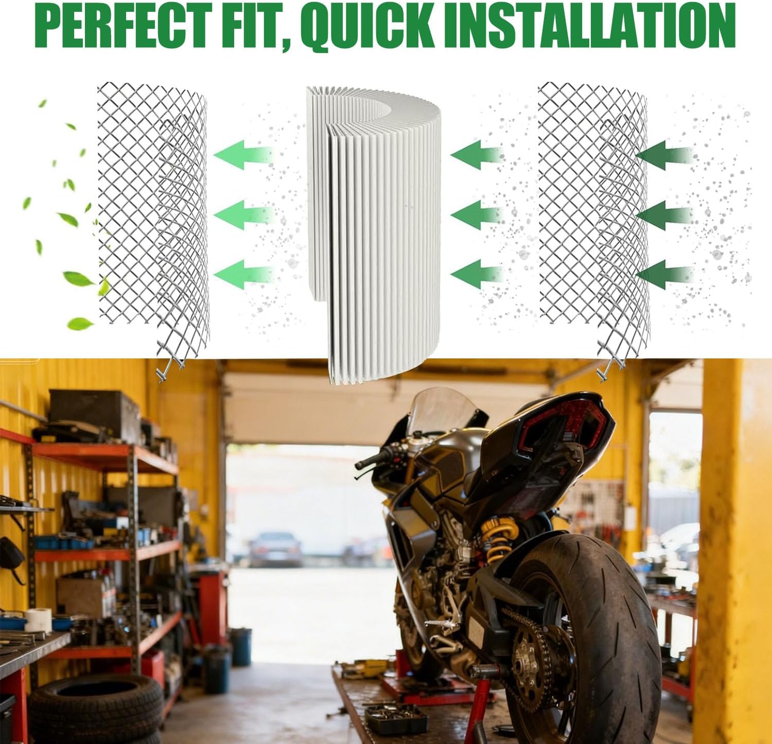 Air filter 715900394 fits Can-Am Defender HD8 HD10 HD5 Max HD8 Max HD10 Maverick Trail 800R 1000R OEM NEW,CM-8016 (3 in Pack) image 4 of 8 B0DZH725FK