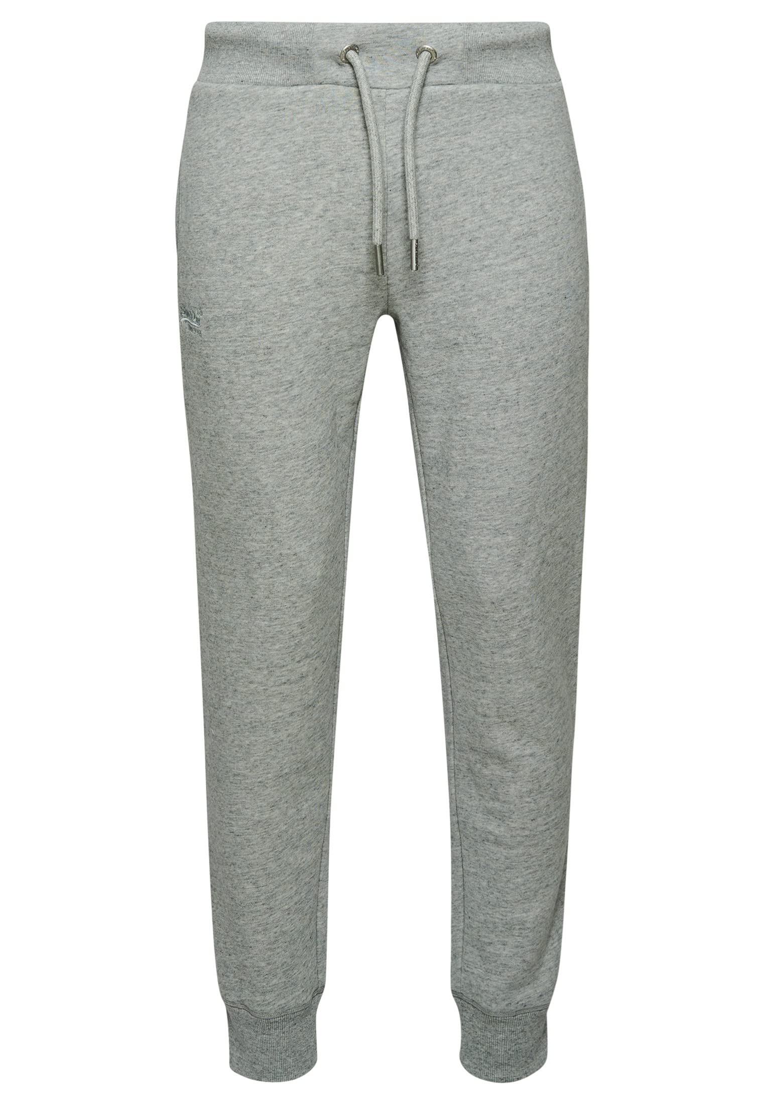 Superdry Men's Athletic Grey Marl Vintage Logo Embroidered Joggers (Athletic Grey Marl) Xl