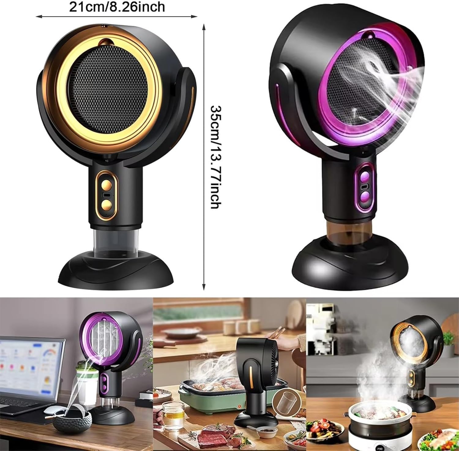 BioZap Air Purifier & Deodorizer 2-Pack - Australian Tea Tree Oil Gel For Odor Elimination