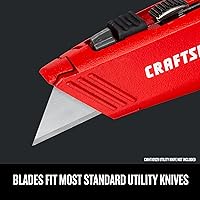 Vista 5 de CRAFTSMAN Cuchillas de cuchillo utilitario, paquete de 100, para paneles de yeso, cuero, goma y más (CMHT11921A)
