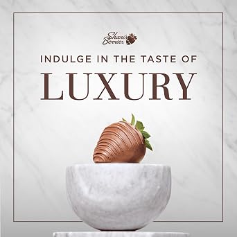 Shari's Berries Artisan Belgian Milk Chocolate Strawberries (12 Count)