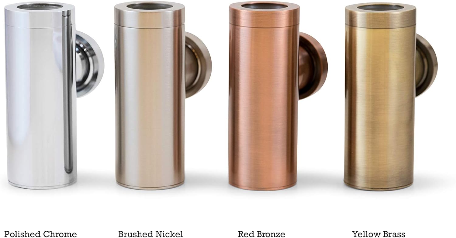 Modern Bathroom Sink Pop-Up Drain Stopper WITHOUT Overflow + Round Bottle Trap Combo Kit in Red Bronze Finish