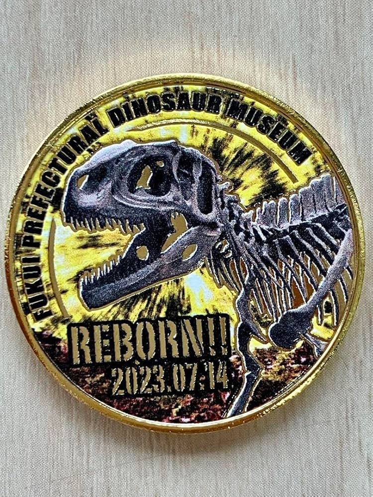 大恐竜展★タルボサウルス☆記念メダル★茶平工業 大恐竜展☆恐竜☆記念メダル☆茶平工業 - メルカリ