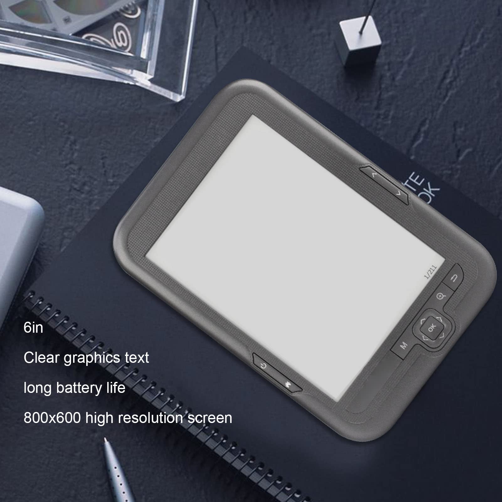 E Reader, Riproduci Musica 800x600 Ereader Dispositivi Domestici per la Lettura (4GB)