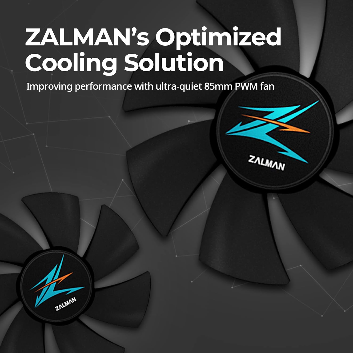 Zalman CNPS80G Low Profile CPU Cooler, 85mm PWM Fan, Flat Compact Cooler 61.4mm Tall, Pure Aluminum Heatsink, 60W TDP, fits Mini ITX mATX PC Computer Case (Fits Intel Only 1200/115x)